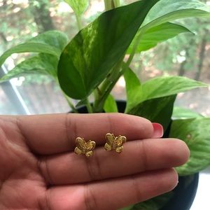 NEW Pandora SHINE- Decorative Butterflies Earrings